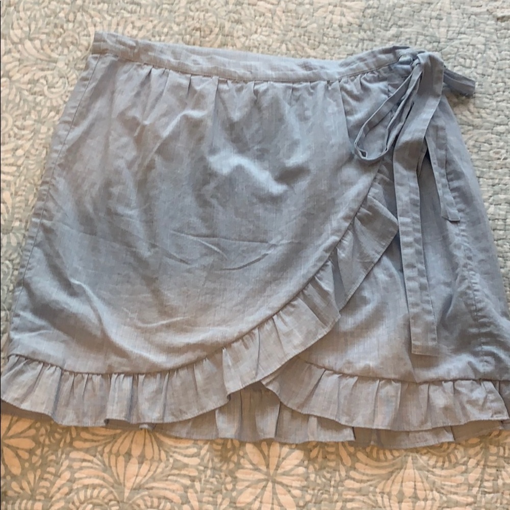 Cotton Wrap Skirt